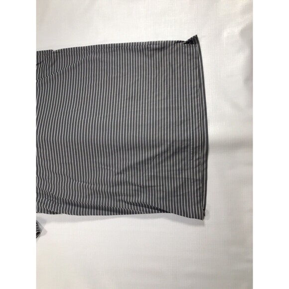 Russell UGA Georgia Bulldogs Men’s Small Gray Striped polo Embroidered - Picture 2 of 6